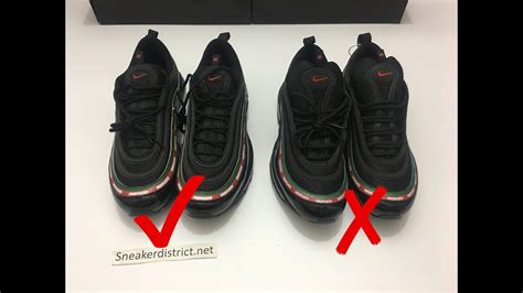 nike undefeated 97 real vs fake|false nike air max 97.